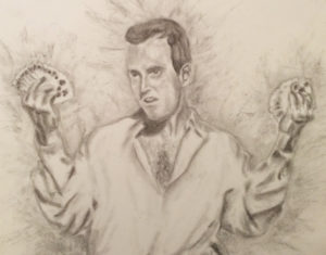 Illusion. 2016. Charcoal on Paper.